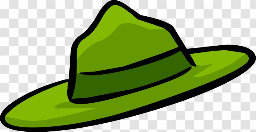 Club Penguin Park Ranger Hat Clip Art - Yellow - Forest Cliparts Transparent PNG