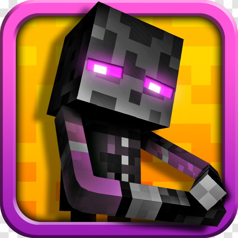 Minecraft: Pocket Edition Story Mode Video Game Enderman - Purple - Minecraft Transparent PNG