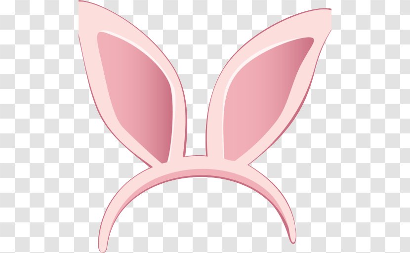Easter Bunny Clip Art - Pink - Moths And Butterflies Transparent PNG