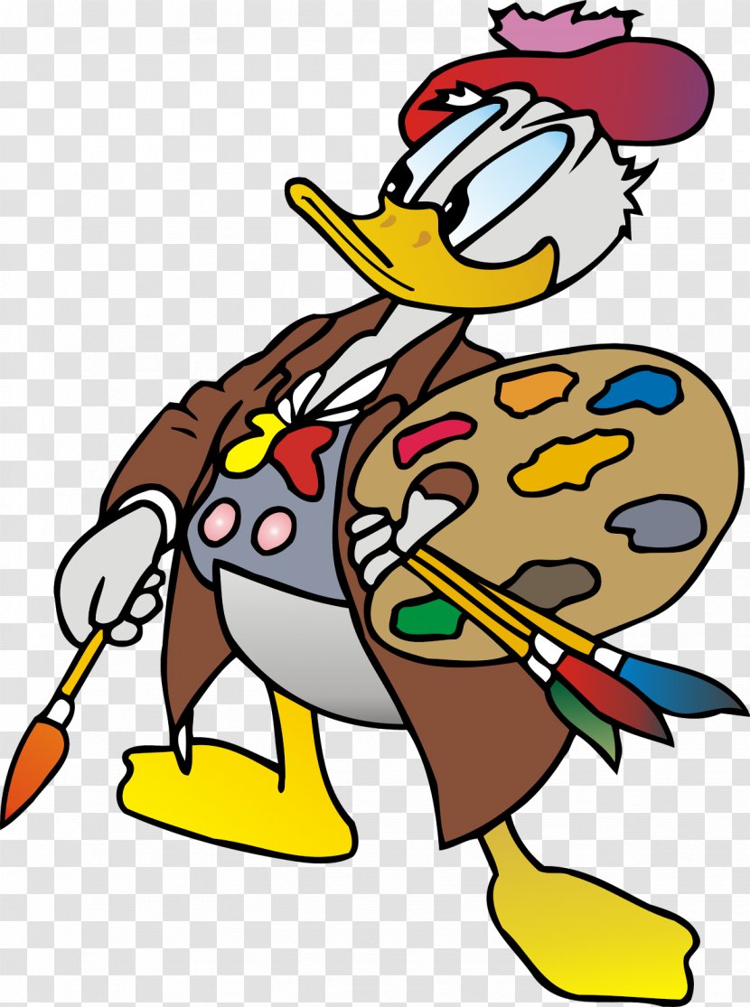 Donald Duck Painter Clip Art - Beak Transparent PNG