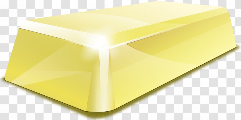 Yellow Rectangle Table Furniture Clip Art Transparent PNG