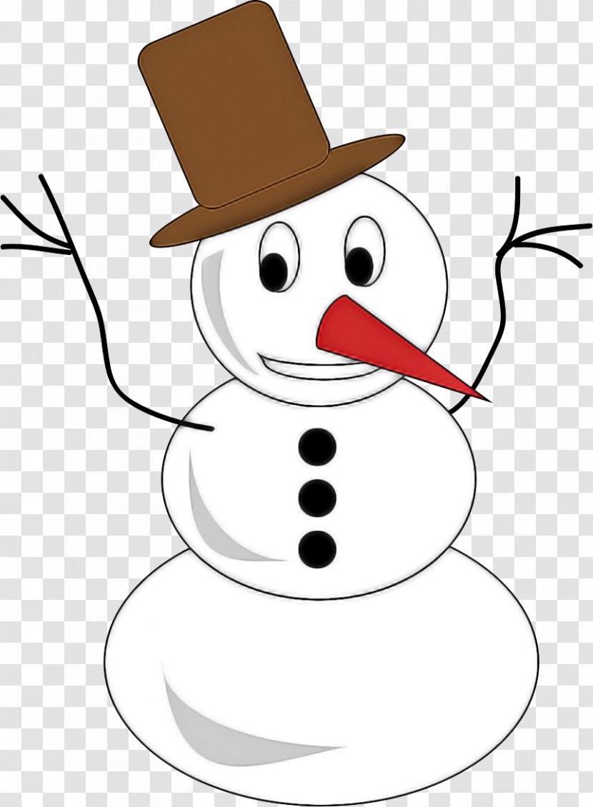Snowman - Fictional Character Hat Transparent PNG
