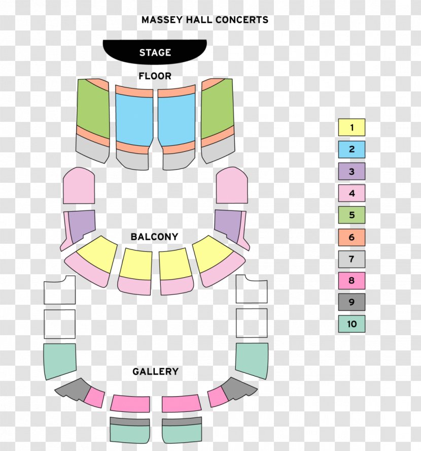 Roy Thomson Hall Massey Concert Seating Assignment Toronto Symphony Orchestra - Diagram Transparent PNG