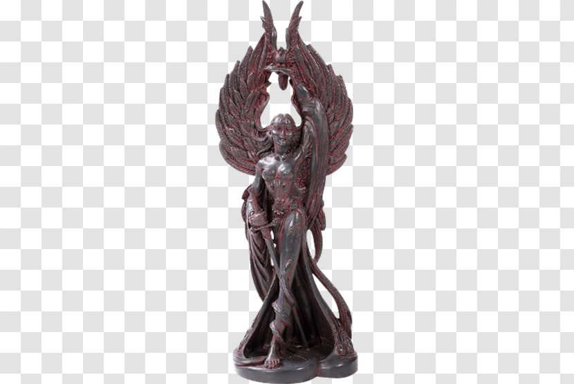 The Morrígan Goddess Statue Celts Bronze Sculpture - Figurine - Morrigan Transparent PNG