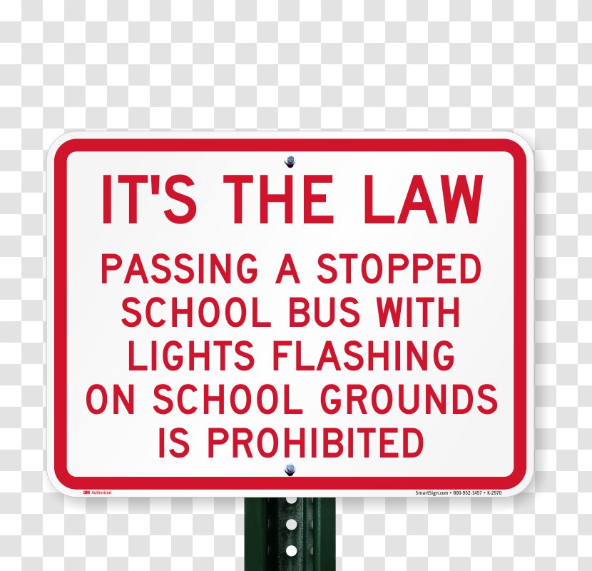 Traffic Sign Brand Line Point Sticker - Crime - School Bus Stop Laws Transparent PNG