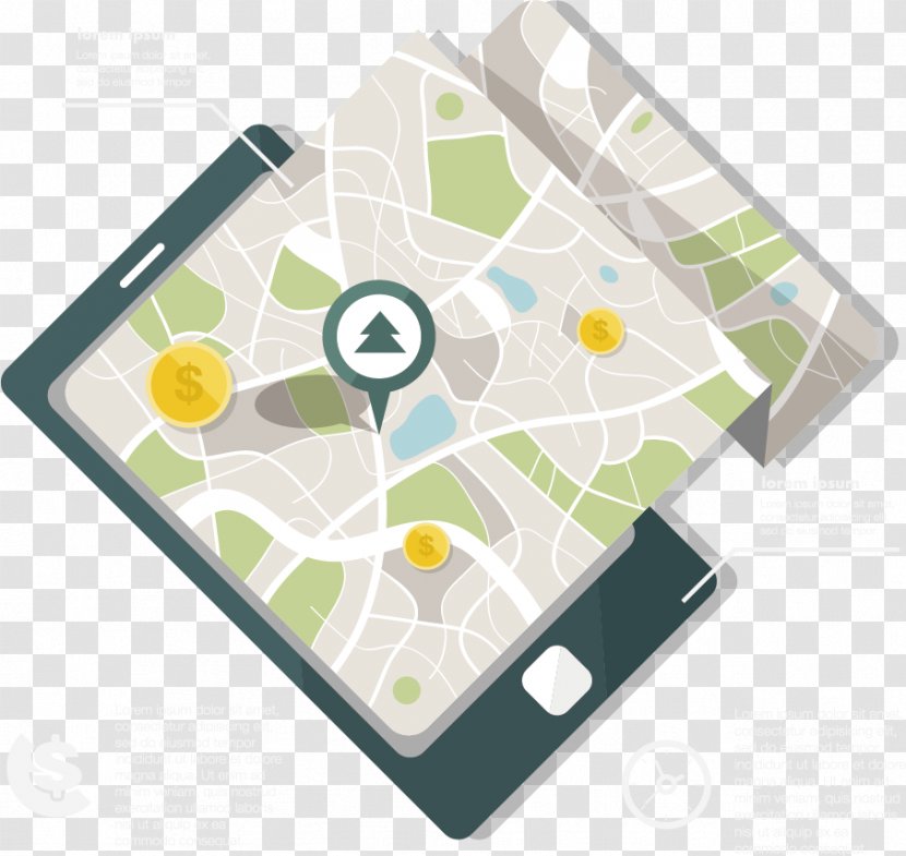 Vector Map City - Maps For Mobile Transparent PNG
