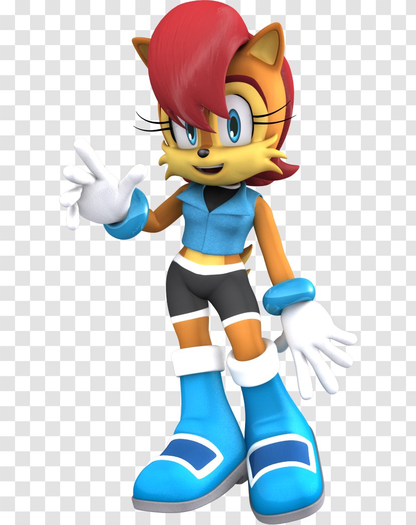 Princess Sally Acorn Sonic The Hedgehog Amy Rose Riders Forces - Mascot Transparent PNG