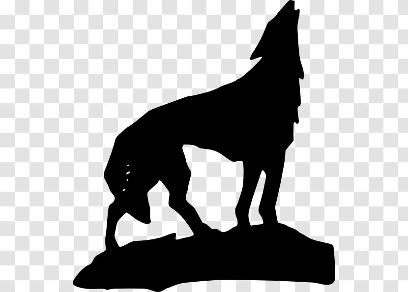 Gray Wolf Free Content Clip Art - Dog Like Mammal - Simple Drawings Transparent PNG