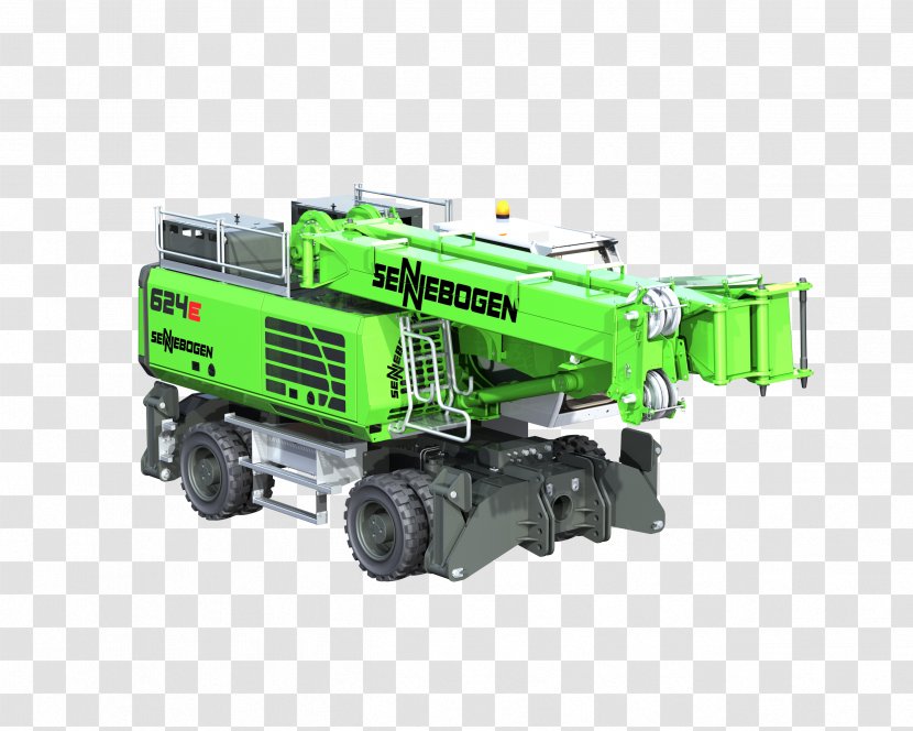 Sennebogen Crane Architectural Engineering Excavator Machine Transparent PNG