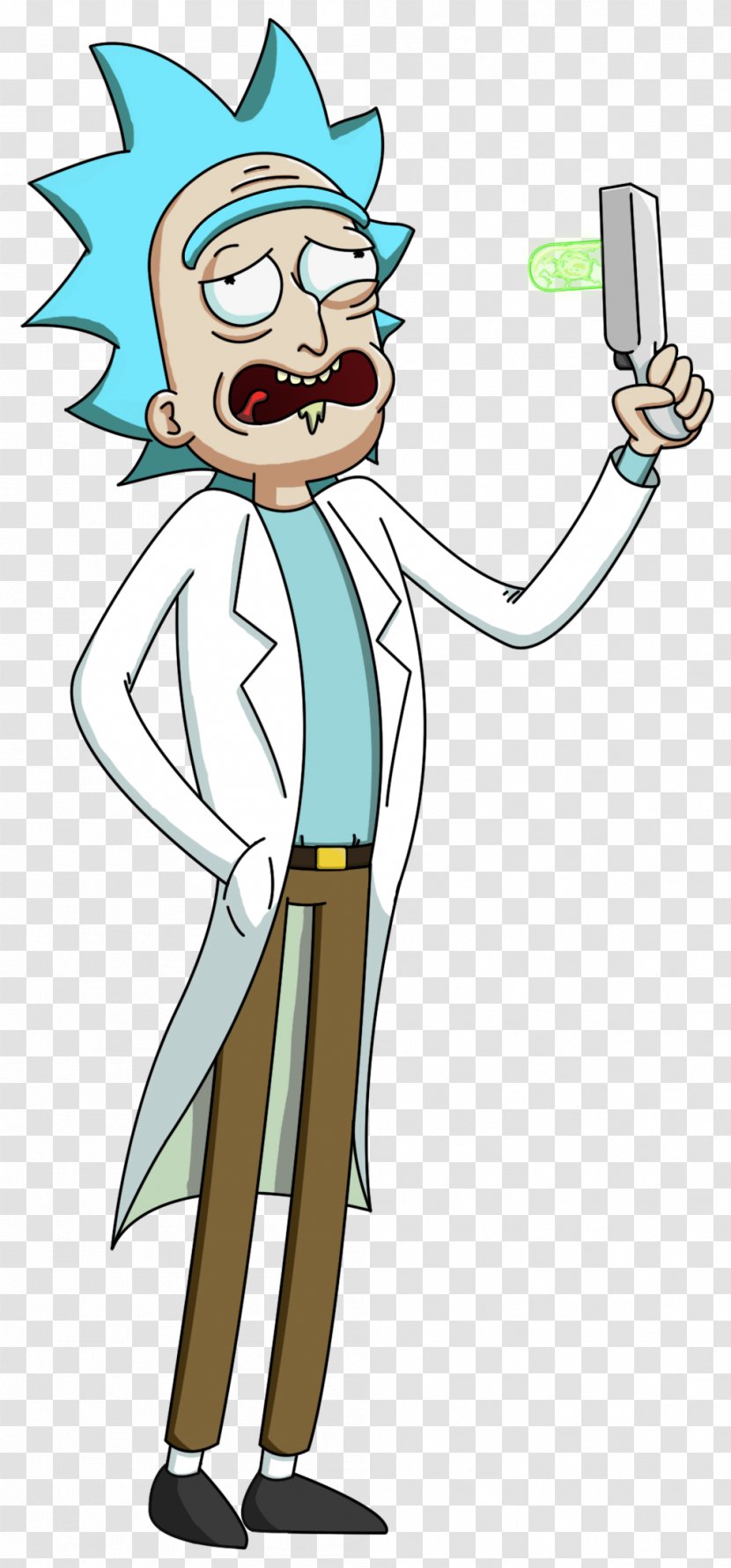 Rick Sanchez Morty Smith Art Character Drawing - Standing - And Transparent PNG