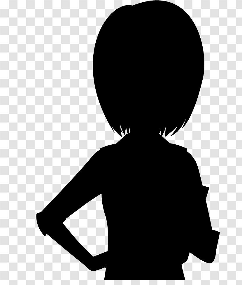 Black & White - Shoulder - M Human Behavior Clip Art Transparent PNG