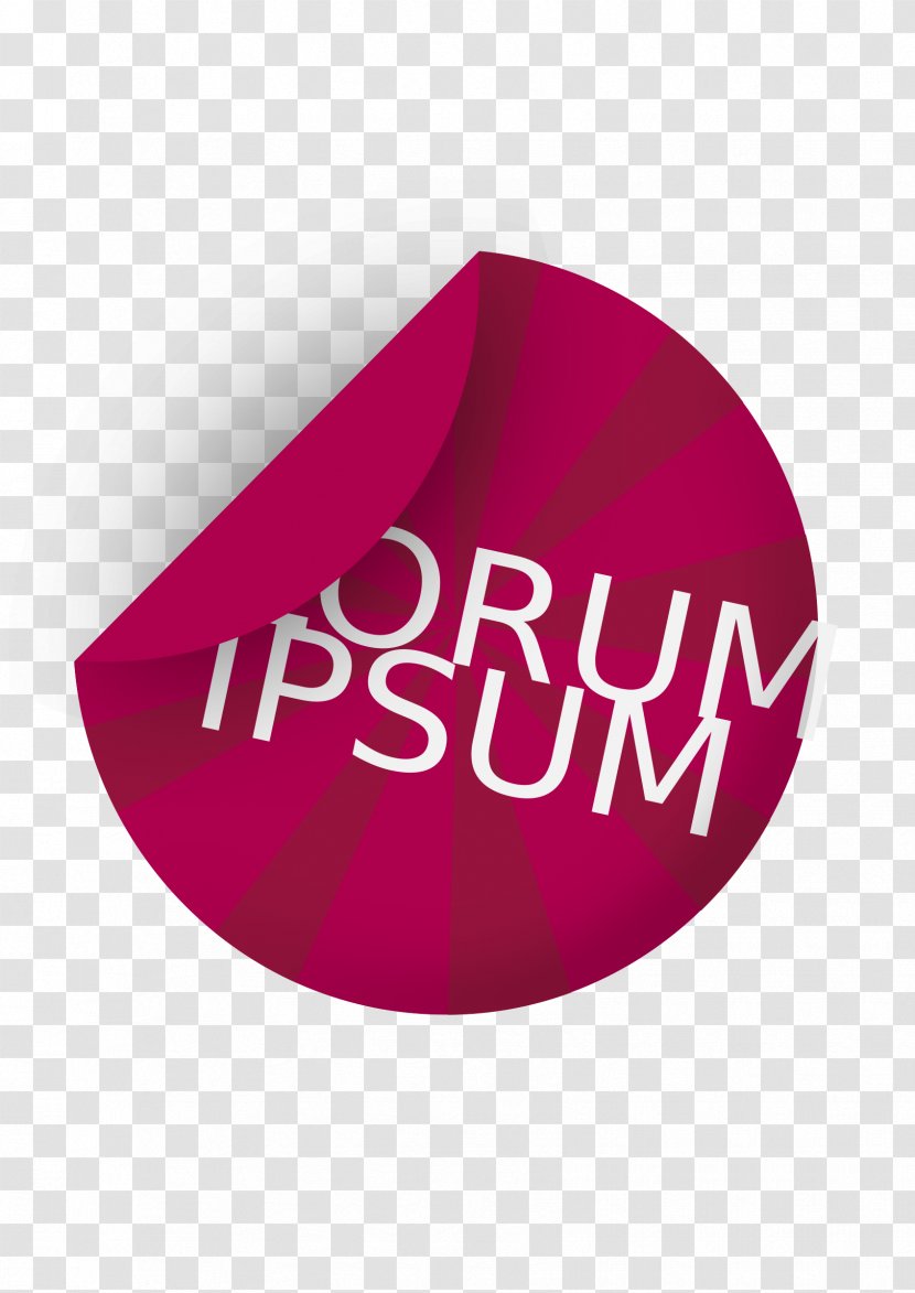 Lorem Ipsum Clip Art - Magenta - STICKERS Transparent PNG