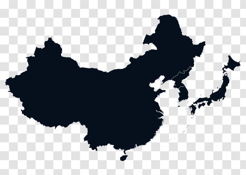 China Vector Map - Royaltyfree - Asia Transparent PNG