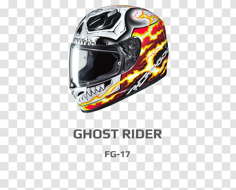 Johnny Blaze Motorcycle Helmets Deadpool HJC Corp. Iron Man - Helmet Transparent PNG