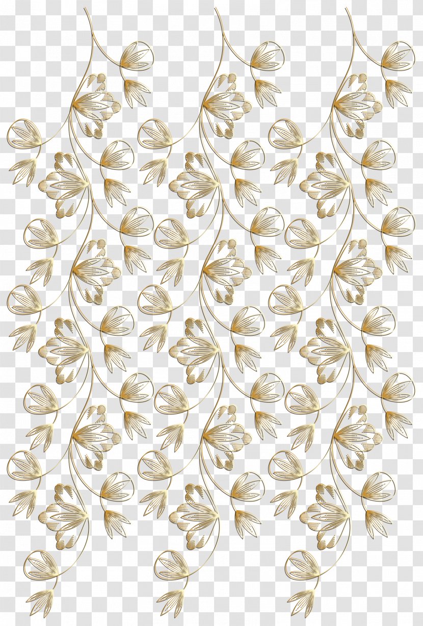 Download Euclidean Vector Pattern - White - Golden Bar Leaf Transparent PNG