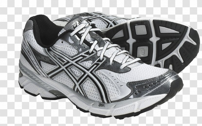 Sneakers Shoe ASICS Nike - White - Running Shoes Transparent PNG