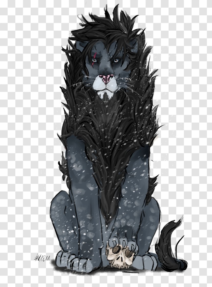 Whiskers Cat Werewolf Paw - Big Cats Transparent PNG