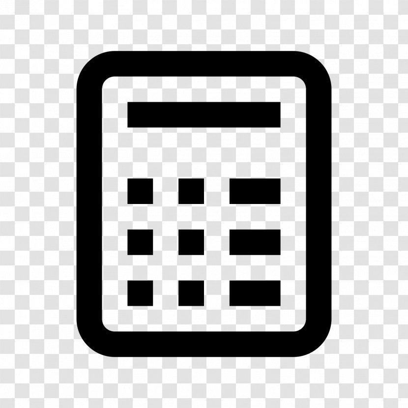 Calculator Input Methods - Text - Telephony Transparent PNG