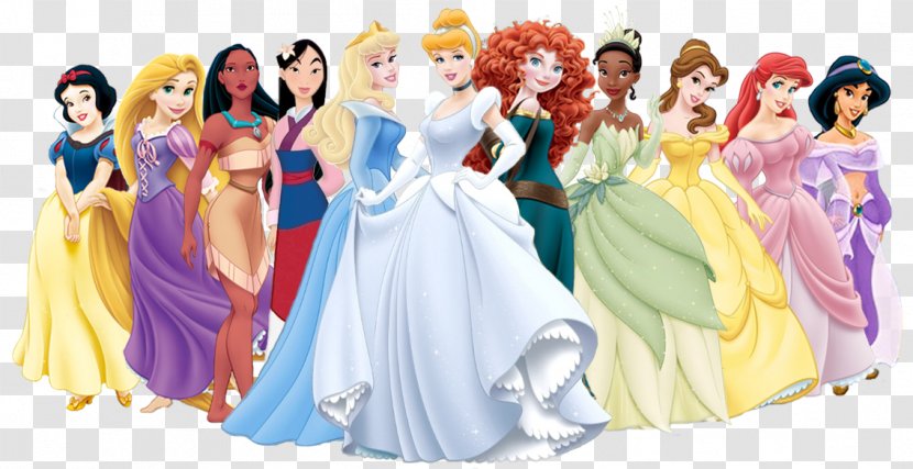 Princess Aurora Snow White Belle Cinderella Ariel - Silhouette - Disney Cliparts Transparent PNG