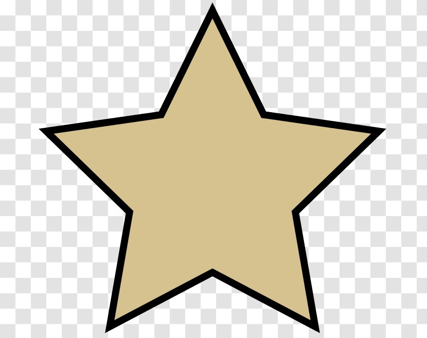 Gold Star - Symbol Symmetry Transparent PNG
