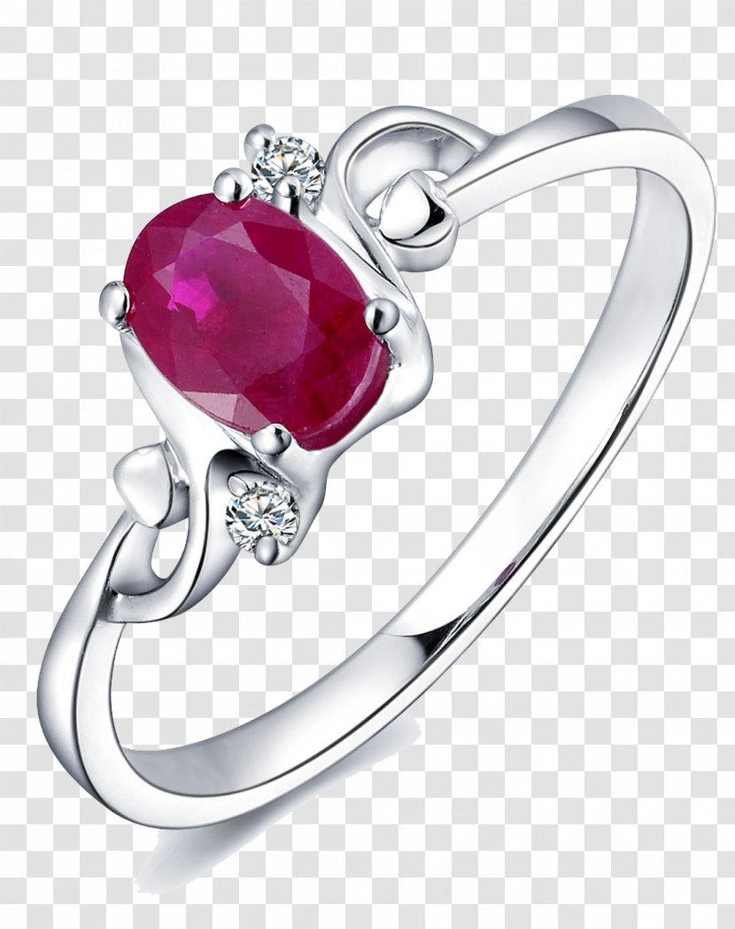 Ruby Ring Euclidean Vector - Body Jewelry Transparent PNG