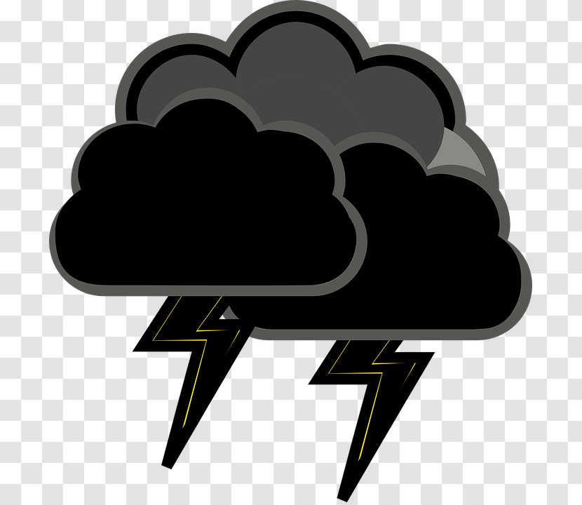 Lightning Thunderstorm Cloud Rain Clip Art Transparent PNG