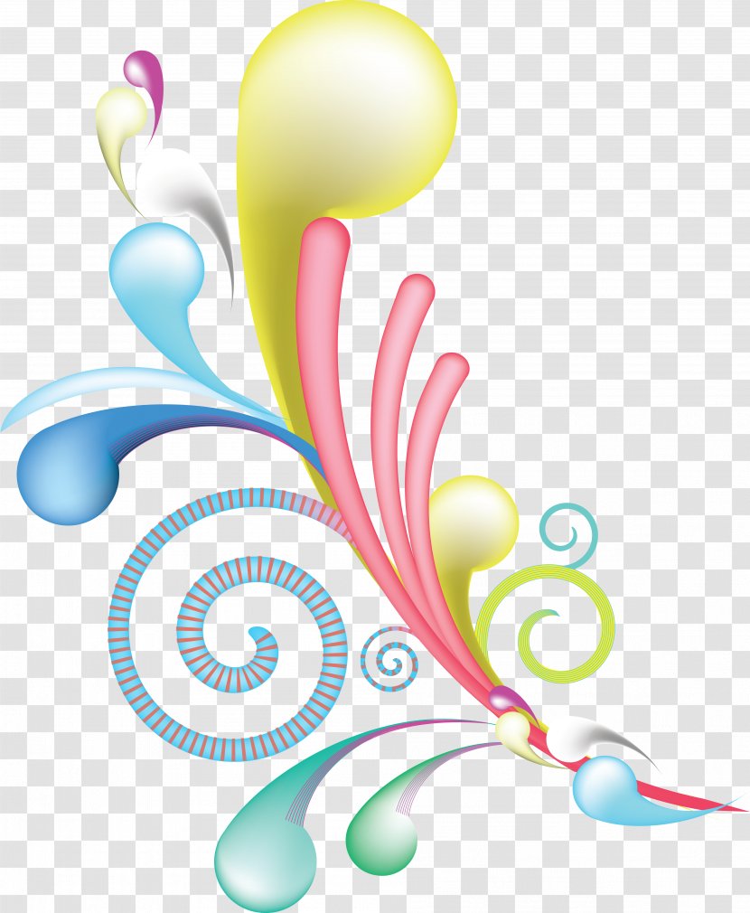 Color Clip Art - Swirls Transparent PNG
