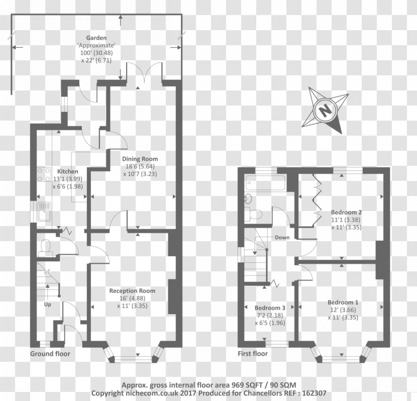 Floor Plan Line Angle - Monochrome Transparent PNG