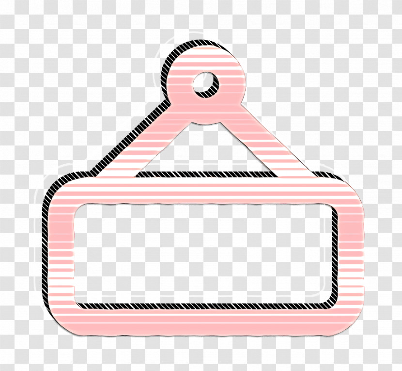 Sign Icon Hanging Icon Real Estate Icon Transparent PNG