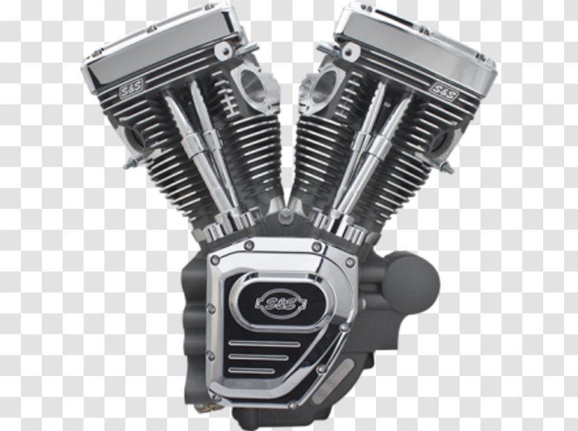 Harley-Davidson Twin Cam Engine S&S Cycle Motorcycle - Harleydavidson Super Glide - Twins Transparent PNG