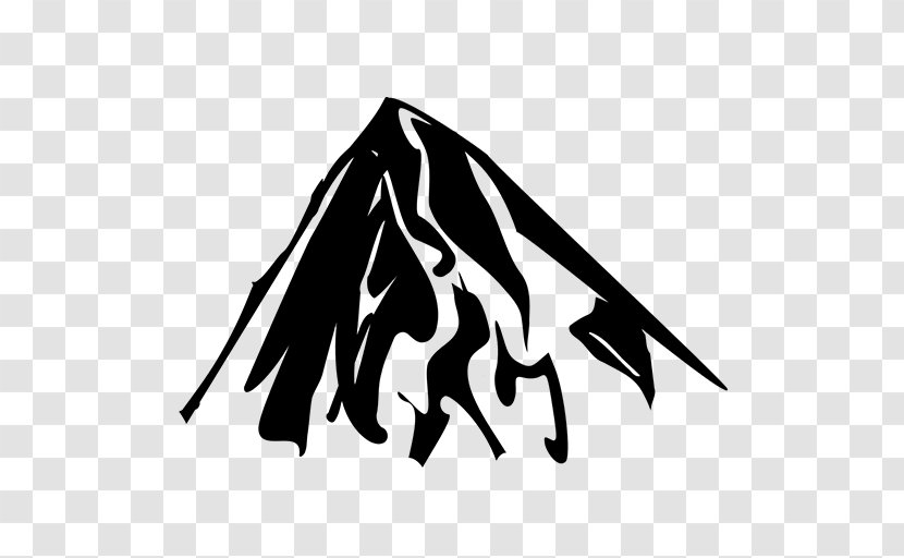 Drawing Mountain Range Clip Art - Logo - Scout Troop Transparent PNG