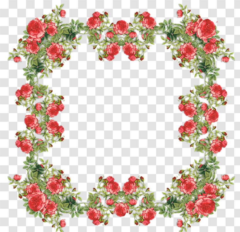 Picture Frames Flower Rose Floral Design Clip Art - Cut Flowers Transparent PNG