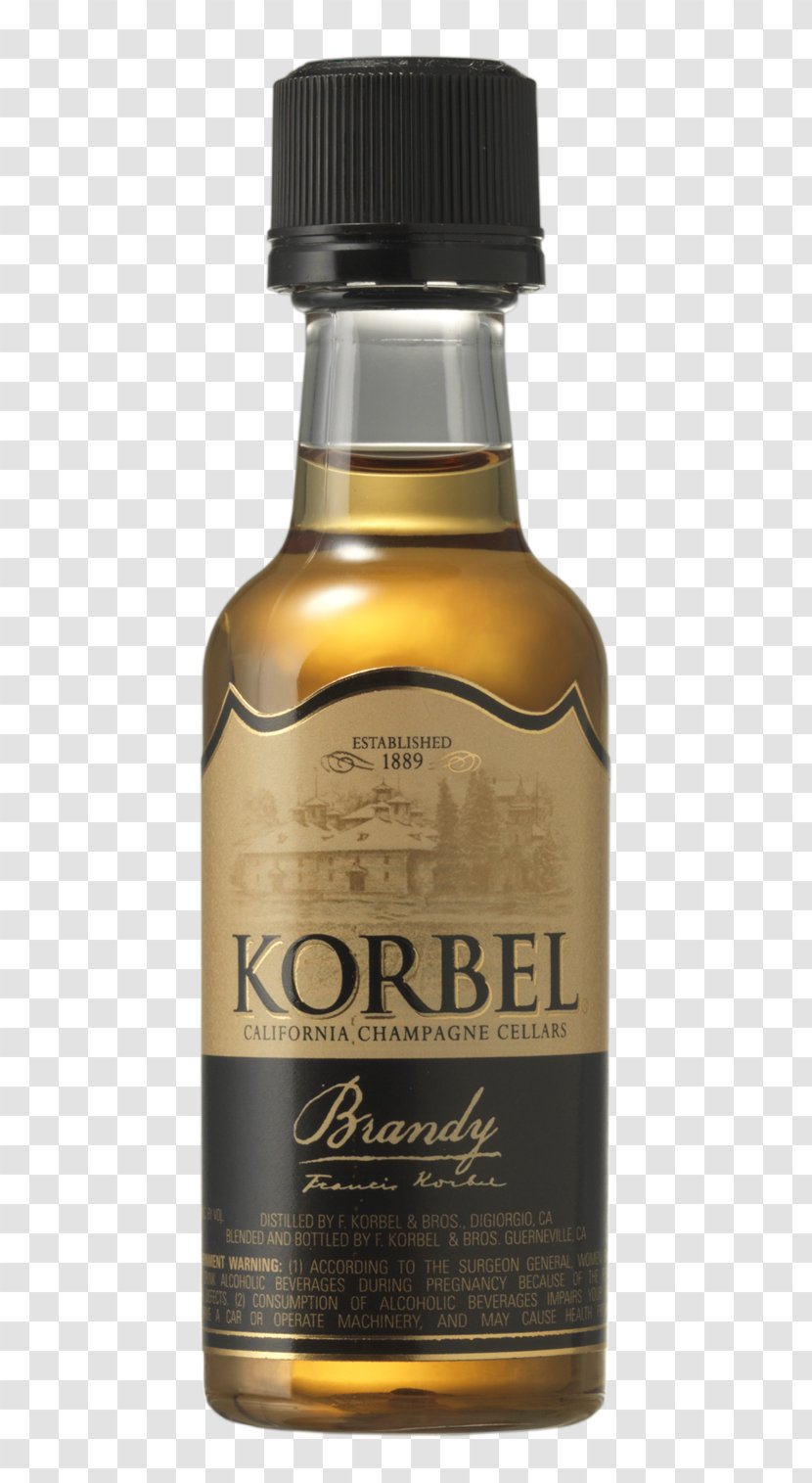 Liqueur Korbel, Sonoma County, California Brandy Cocktail Whiskey - Label - Korbel Champagne Cellars Transparent PNG