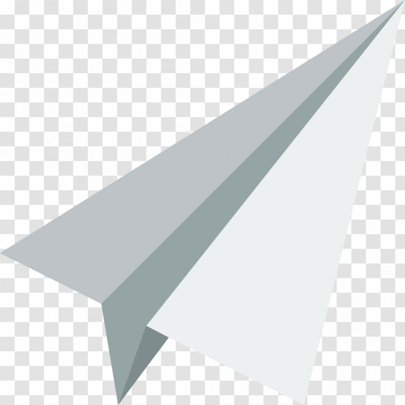 Triangle Line Wing - Paper Plane Transparent PNG
