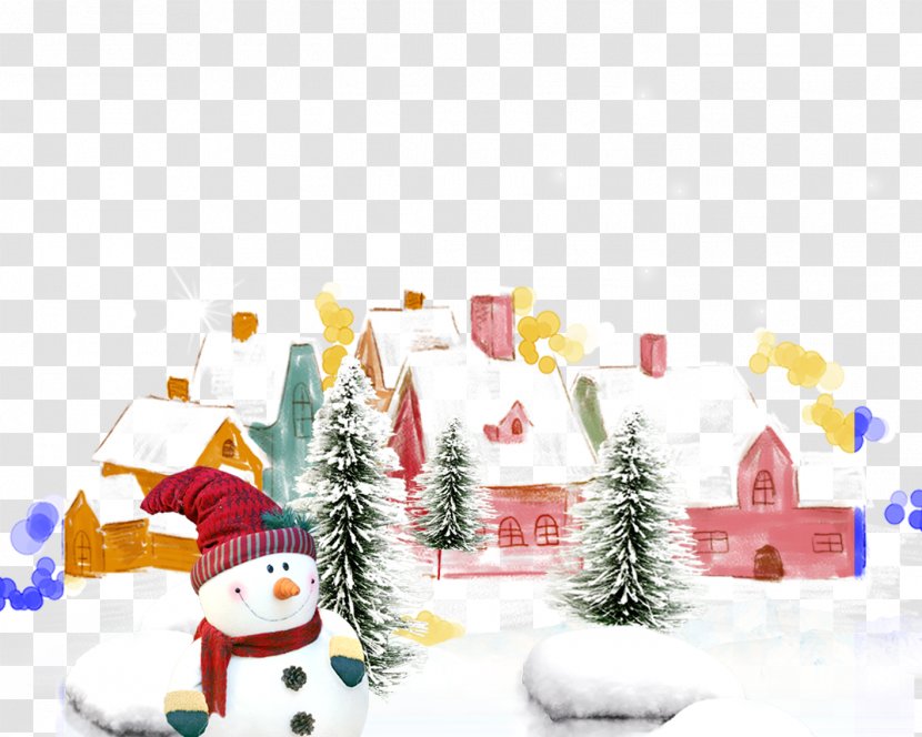 Snowman Christmas - Tree - Creative Transparent PNG