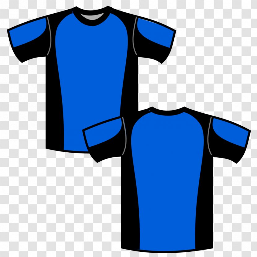 T-shirt Sleeve Jersey Shoulder - Electric Blue - Custom Bowling Shirts High School Transparent PNG