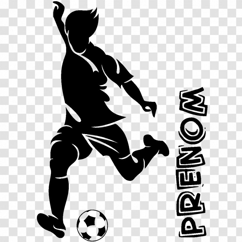 Football Player Sport Silhouette - Sports Equipment - Ball Transparent PNG