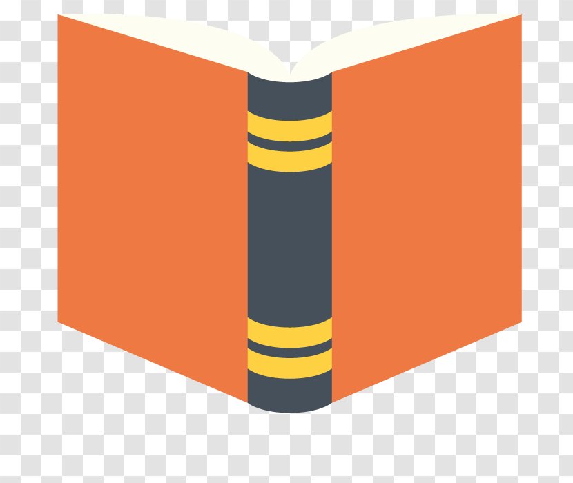Book Reading Euclidean Vector - Orange - Three-dimensional Books Transparent PNG