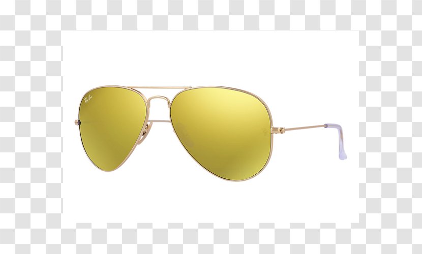 Ray-Ban Aviator Flash Sunglasses Classic - Lens - Ray Ban Transparent PNG