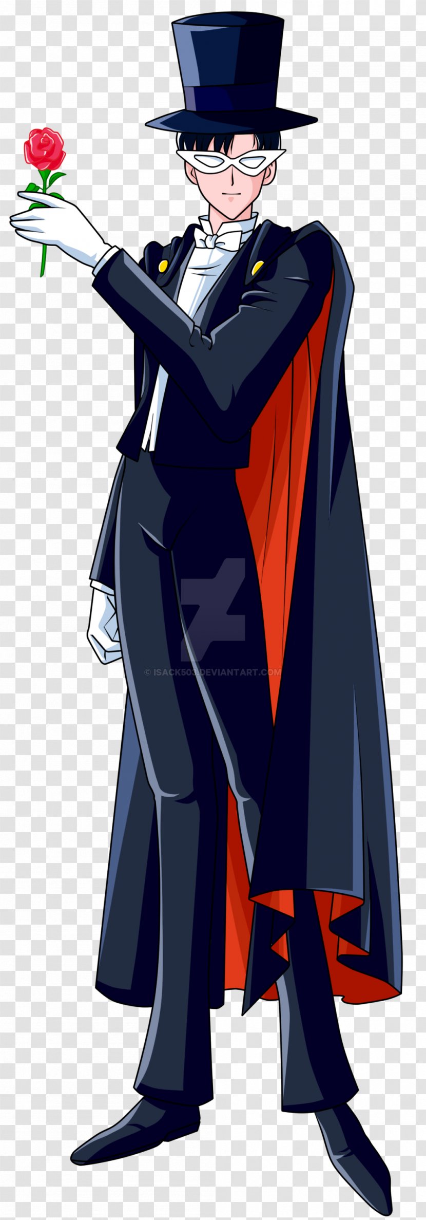 Tuxedo Mask Sailor Moon Mercury - Cartoon Transparent PNG