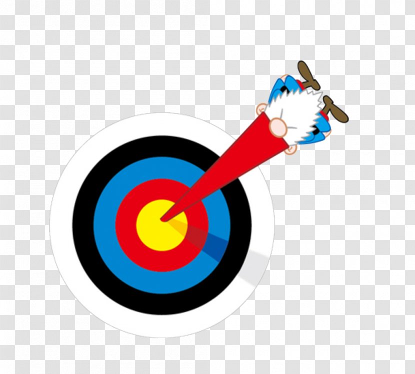 Cartoon Clip Art - Target Archery - Figure Darts Transparent PNG