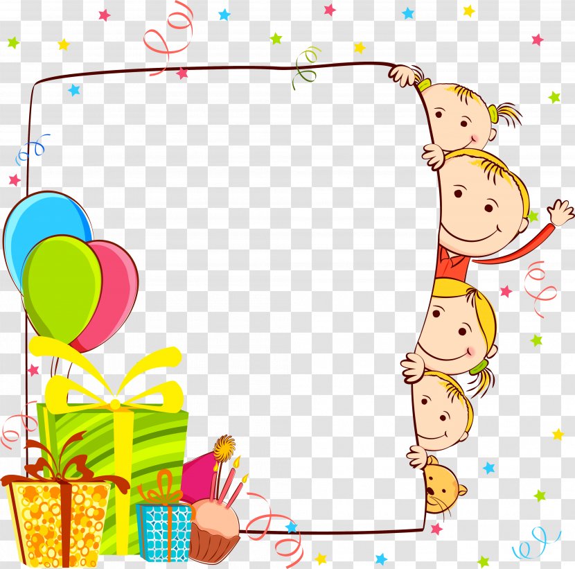Cartoon - Text - Happy Kids Transparent PNG