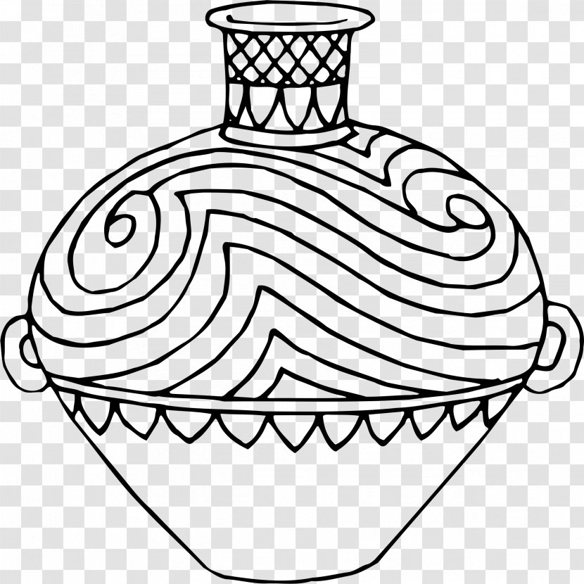 Drawing Vase Line Art Clip Transparent PNG