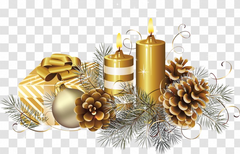 Christmas Desktop Wallpaper Candle Clip Art - Conifer - X-mas Transparent PNG