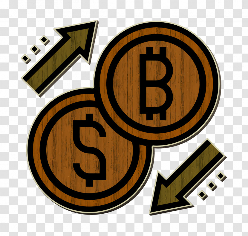 Blockchain Icon Exchange Icon Bitcoin Icon Transparent PNG