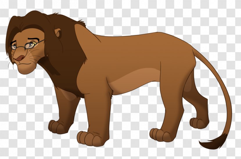 Lion Big Cat DeviantArt Mane - Vertebrate Transparent PNG