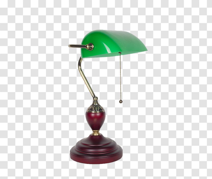 Balanced-arm Lamp LED Banker's Lighting - Bedroom - Vintage Green Transparent PNG