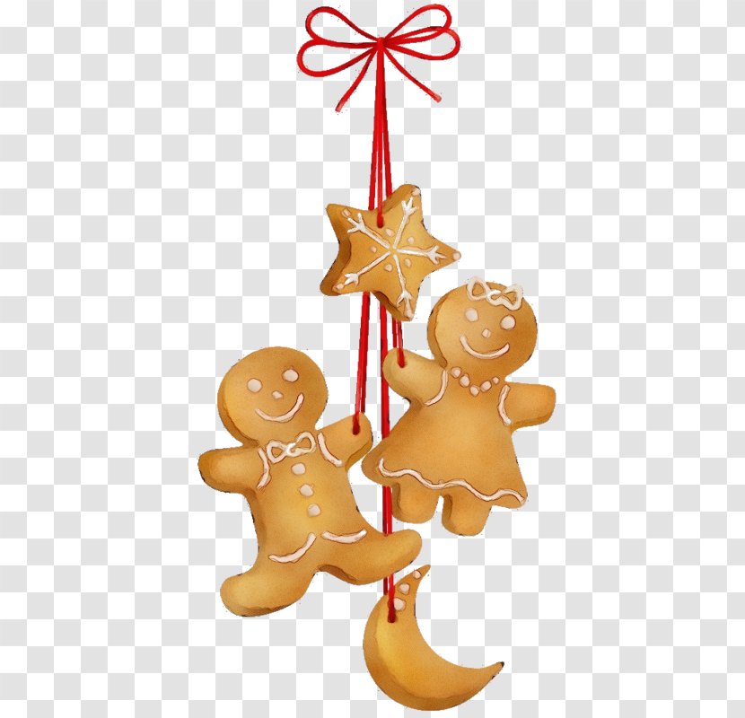 Christmas Gingerbread Man - Paint - Ginger Nut Finger Food Transparent PNG
