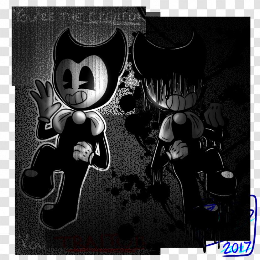 Bendy And The Ink Machine Comics Cartoon Animated Film Comic Book - Tree - Blue Transparent PNG