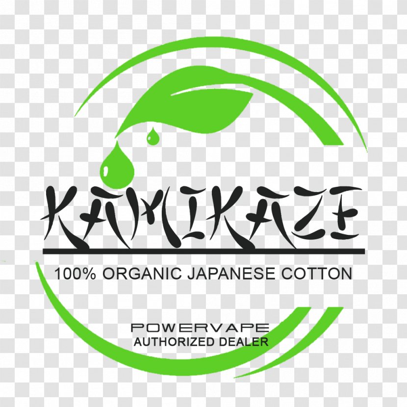 Electronic Cigarette Aerosol And Liquid Logo Brand - Green - Japan Kamikaze Transparent PNG